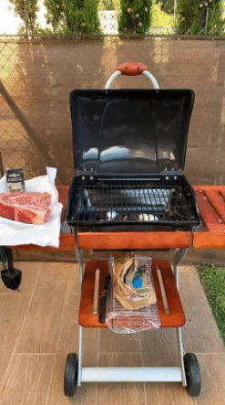 Alternative view of BARBACOA DE CARBÓN OMEGA 200