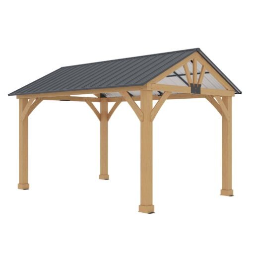 Cenador de madera 300x401x282 cm (12 m2) Fénix