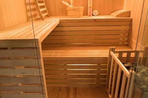 Sauna 4 plazas finlandesa Sense de 150 x 200 x 150 cm - Imagen 6