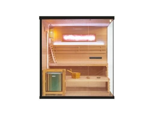 Espacio de bienestar para tu hogar: sauna finlandesa con diseño elegante y beneficios terapéuticos, con luz LED - Imagen 4