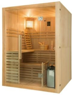 Sauna 4 plazas finlandesa Sense de 150 x 200 x 150 cm