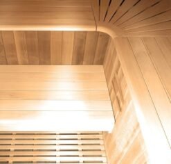 Alternative view of Sauna Eccolo 6 plazas con luces LED
