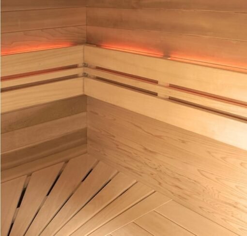 Sauna Eccolo 6 plazas con luces LED - Imagen 5