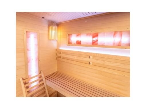 Espacio de bienestar para tu hogar: sauna finlandesa con diseño elegante y beneficios terapéuticos, con luz LED - Imagen 6
