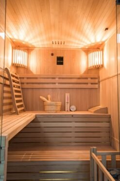 Alternative view of Sauna 4 plazas finlandesa Sense de 150 x 200 x 150 cm
