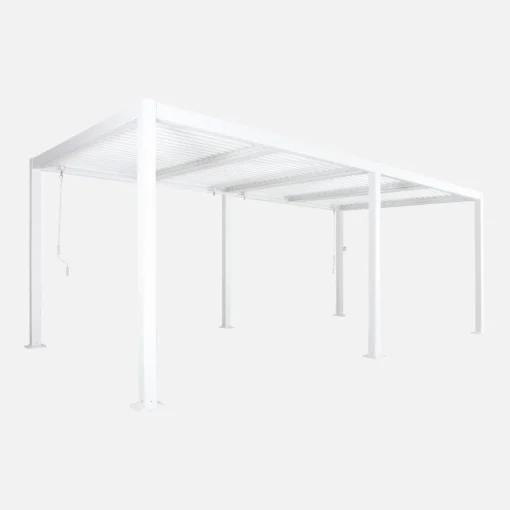 Pérgola bioclimática de aluminio y acero con lamas orientables 6x3m Palace - Imagen 6