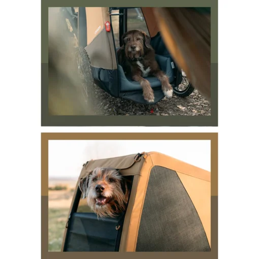 Remolque de bicicleta para perros y gatos Enna Croozer 35 kg - Imagen 3