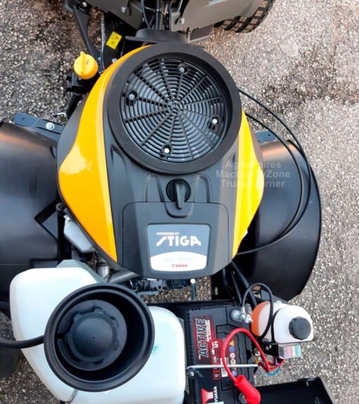 Rider Cortacésped de corte frontal Stiga Park 500 W + Combi 100 Q Plus 586cc 100cm - Imagen 3