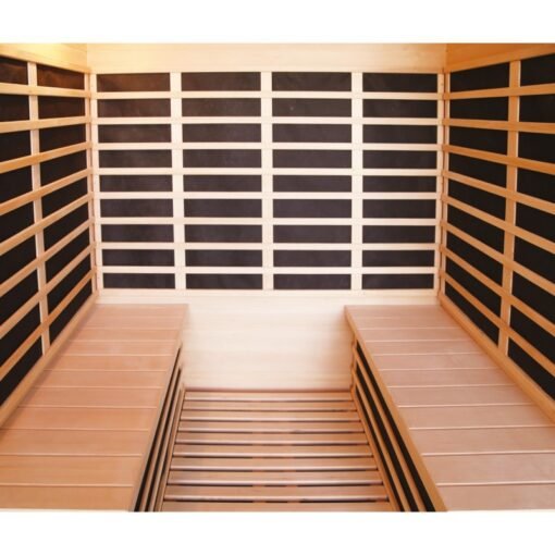 Sauna de infrarrojos con paneles de carbono 3200W LUXE 4 lugares - SNÖ - Imagen 2