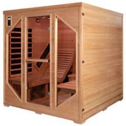 Alternative view of Sauna de infrarrojos LOUNGE 2 plazas paneles de carbono y cerámica 3300W - Snö