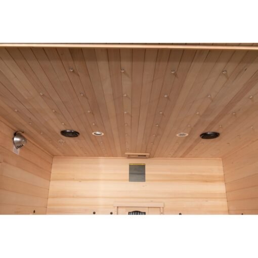 Sauna de infrarrojos LOUNGE 2 plazas paneles de carbono y cerámica 3300W - Snö - Imagen 7