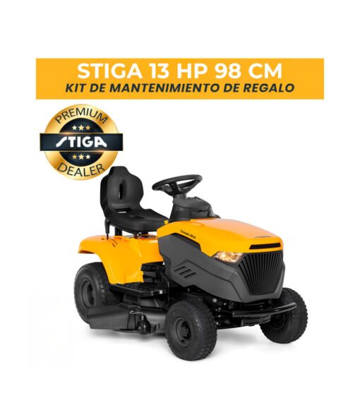 Tractor descarga lateral Stiga Tornado 398 M 13HP 98cm Loncin - Imagen 19